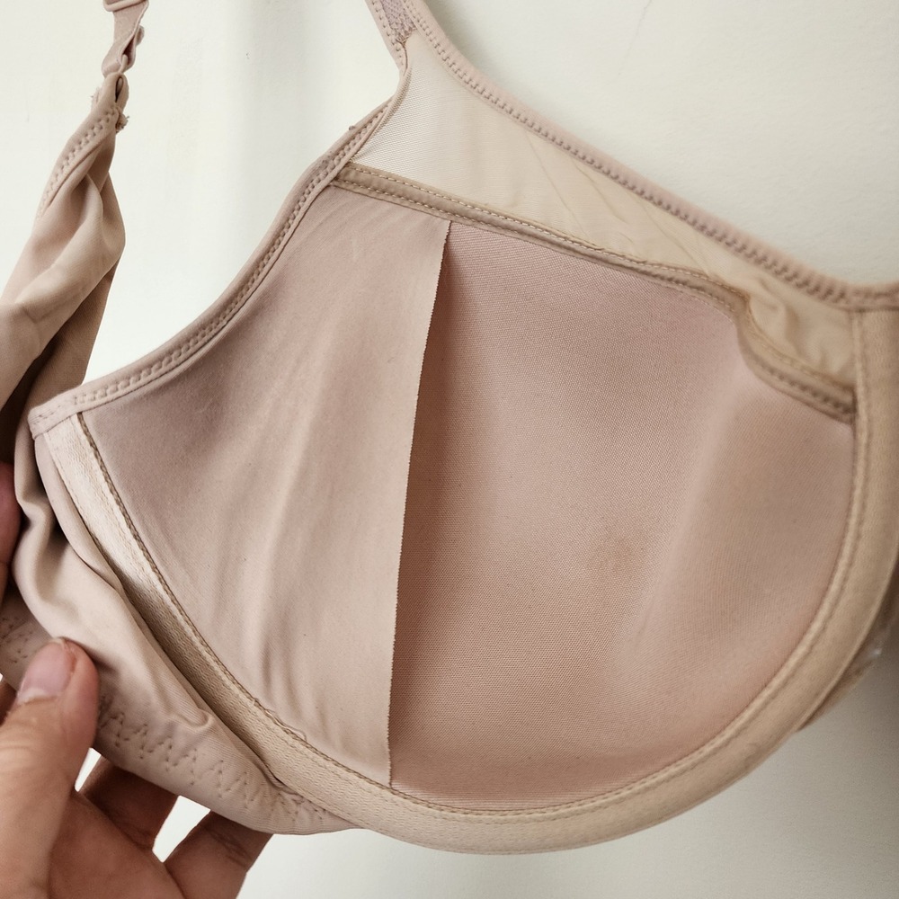 ⭐️ Bali 3439 Passion for Comfort Underwire Bra 42C Nude Beige Tan Basics - Picture 5 of 7